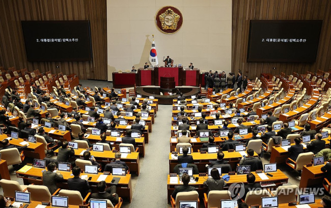 '윤 대통령 탄핵안' 표결 무산