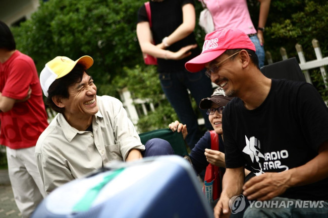 영화 '라디오스타' 촬영 당시 배우 안성기