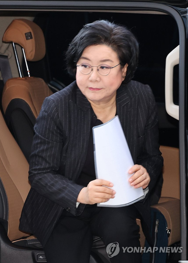 출근하는 이혜훈 후보자