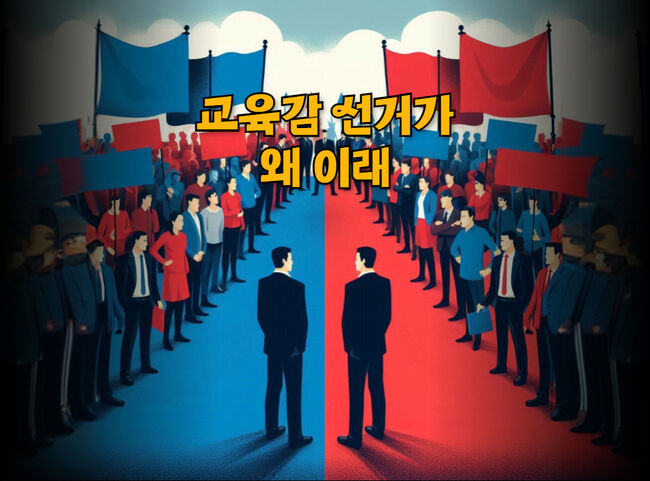 진영으로 치르는 교육감 선거 (graphic = gapius)