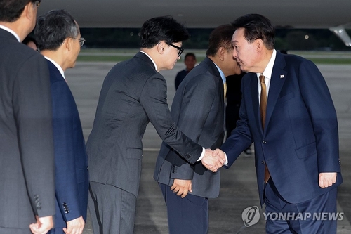 윤석열 대통령과 한동훈 당대표 (사진=연합뉴스)