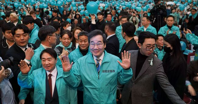 지난 3월 10일 김대중컨벤션센터에서 열렸던 새미래민주당의 광주 필승결의대회 (사진 = 새로운미래 제공)