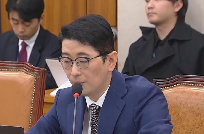 박상용 탄핵소추안 조사 청문회에서 발언하는 주진우 의원