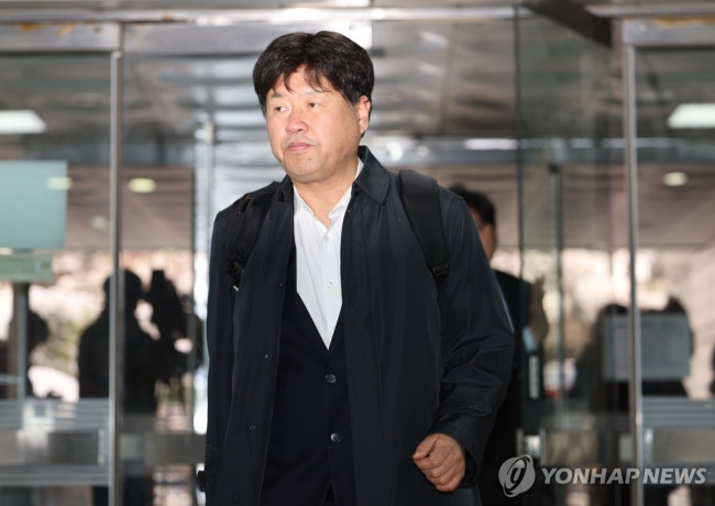 결심공판 출석하는 김용 전 부원장