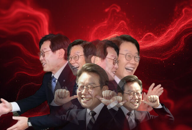 이재명의 불필요한 거짓말, 역시 마성(魔性) 때문일까. (그래픽=가피우스)