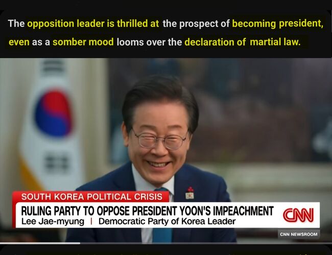 "대통령이 될 생각에 감격해하고 있다" (CNN 홈페이지 갈무리)