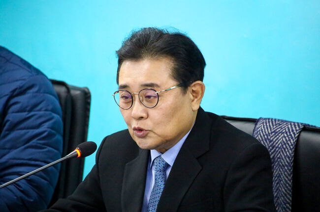2일 최고위원회에서 모두발언하는 전병헌 새민주 대표 (사진=새민주당 제공)
