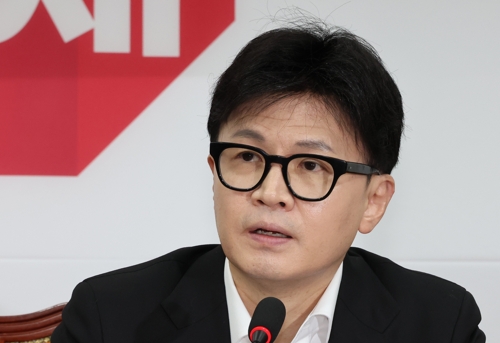 국민의힘 한동훈 대표가 6일 오전 서울 여의도 국회에서 열린 긴급최고위원회의에서 발언하고 있다. (사진=연합뉴스)