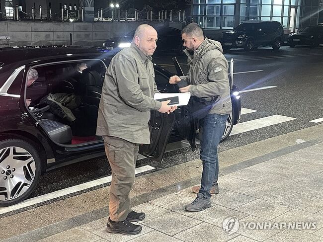 한국을 방문한 스템 우메로우 우크라이나 국방부 장관 (사진=연합뉴스)