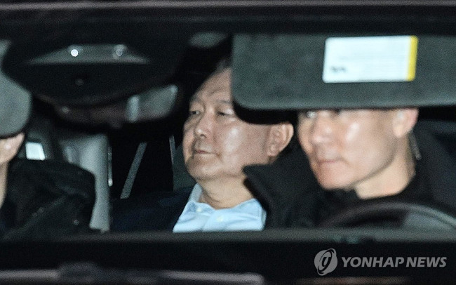조사 마친 윤석열 대통령