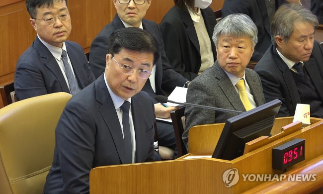 홍장원 전 국가정보원 1차장, 탄핵심판 5차 변론 증인출석
