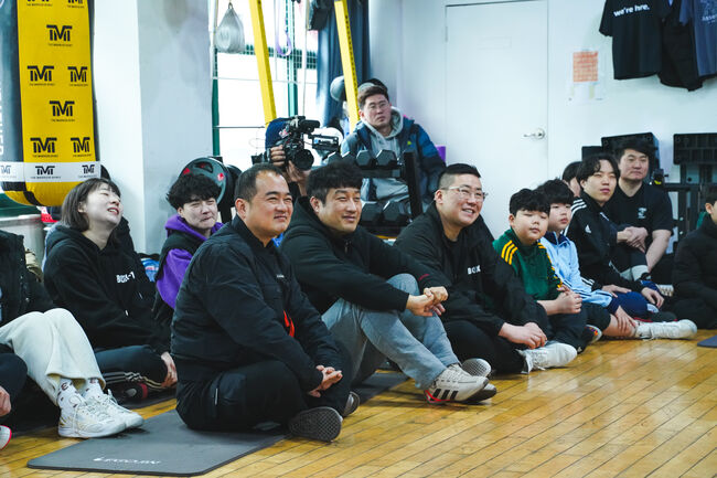 [사진] 복싱의 전설 장정구 전 챔피언 일산 박스원 강연회