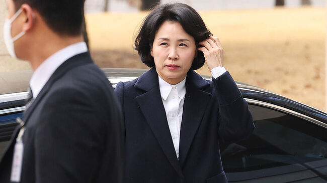 공판에 출석하는 김혜경 여사 (사진=연합뉴스)
