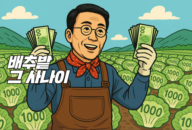 배추밭 그 사나이, 김민석 (사진=가피우스 생성)