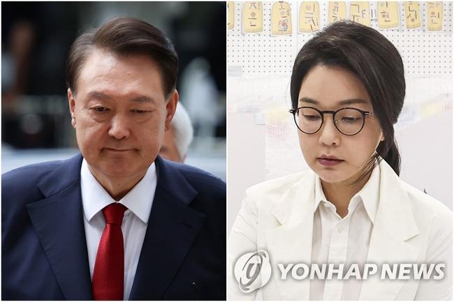 김건희 특검이 윤석열 전 대통령과 김건희 여사에 대한 소환을 통보했다. 29일에 특검에 출석해 조사를 받으라는 것. (사진: 연합뉴스)
