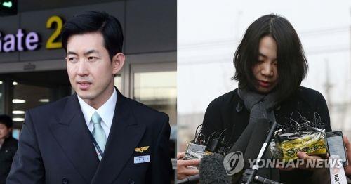 2014년 이른바 '땅콩 회항'사건' 박창진 사무장과 조현아 대한항공 부사장(사진=연합뉴스)