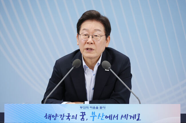협상은 맹탕이지만 타운홀미팅은 최강자, 이재명 대통령 (사진=연합)