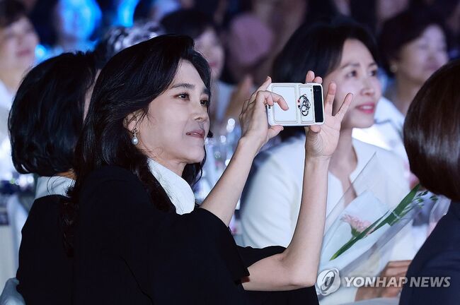 4회 여성기업주간 행사에 참석한 이부진 호텔신라 사장. (사진: 연합뉴스)