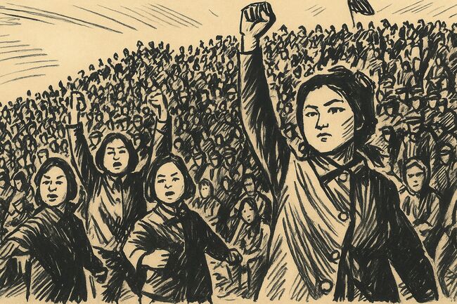 그래픽 : 박주현 사상과 양심의 자유를 허용하지 않고 몰려가 린치를 가하는게 다름아닌 홍위병이다