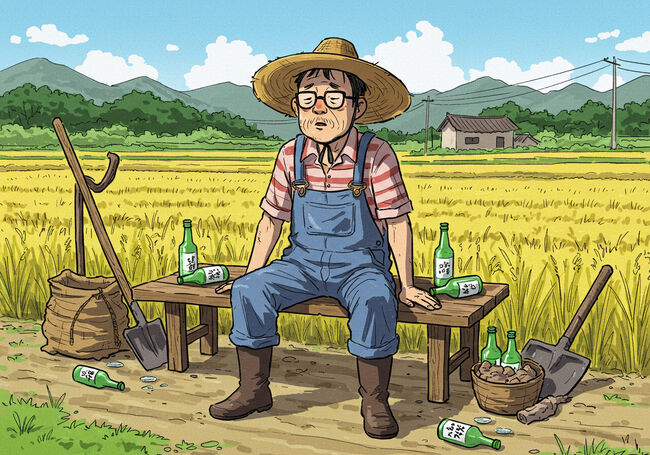이 농부에게 농사를 어찌 맡기랴 - 그래픽 : 가피우스