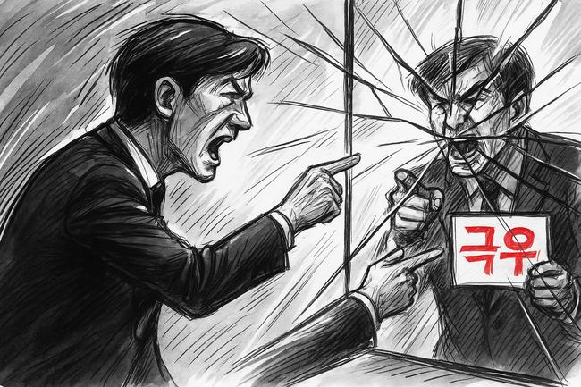 그래픽 : 박주현 조국이 인용한 기사에 극우의 첫 조건이 '목적 달성을 위해 규칙 위반을 용인하는가' 였다.