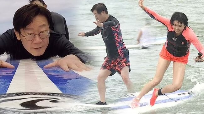 2017년 SBS 동상이몽을 통해서 공개된 당시 이재명 성남시장의 여름 휴가 모습