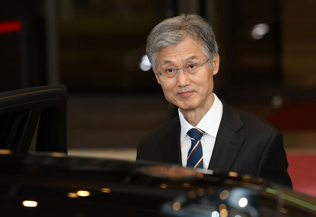 17일 퇴근하는 조희대 대법원장 (사진=연합뉴스)
