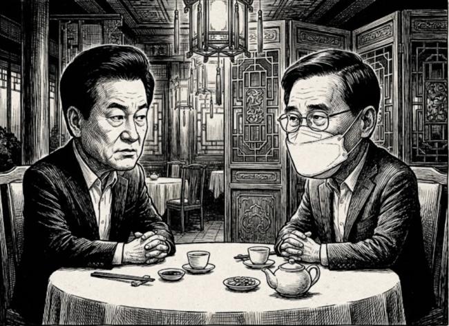 정동영 통일부 장관과 이종석 국가정보원장 (팩트피인더 디자인)
