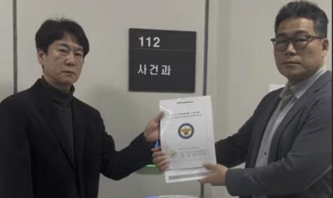 압수수색영장을 신청하는 백해룡 경정 (사진=백해룡 제공)