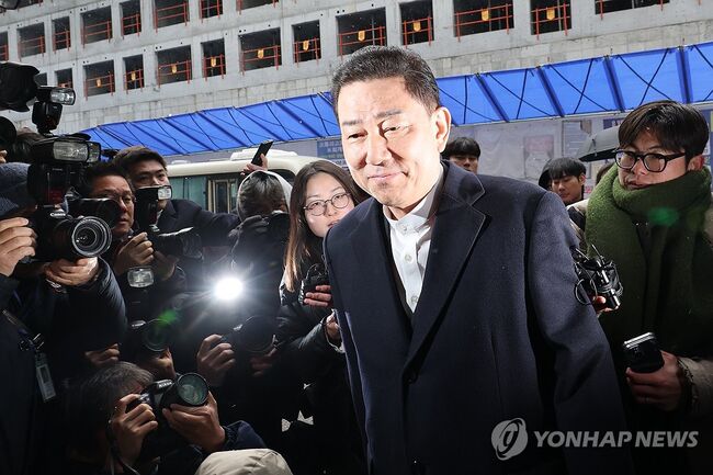 12일 서울 여의도 중앙당사에서 열린 윤리위원회에 출석하고 있다.(사진=연합뉴스)