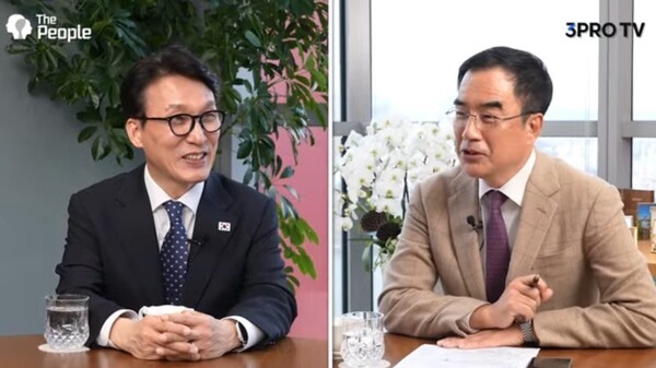 기자회견 취소후 유튜브 삼프로TV에 출연한 김민석 총리 (삼프로TV 갈무리)