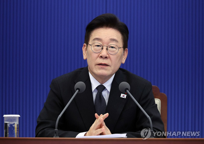 이재명 대통령, 수석보좌관회의 발언