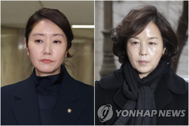 강선우 의원(왼쪽)과 김경 전 서울시의원