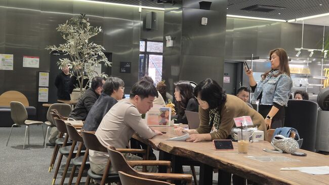 남양주시에서 펼쳐진 민트버스 활동 (사진-윤갑희 기자)