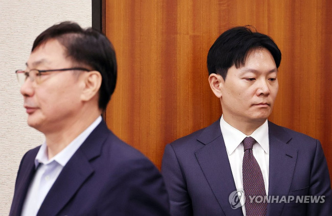 법사위 국감장 이화영과 박상용