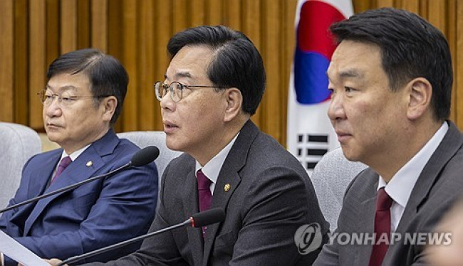 조작기소 국조특위 관련 발언하는 송언석 원내대표