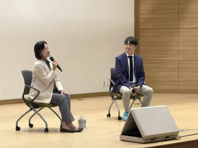 정유미 검사와 백광현 씨 (사진=팩트파인더 취재팀)
