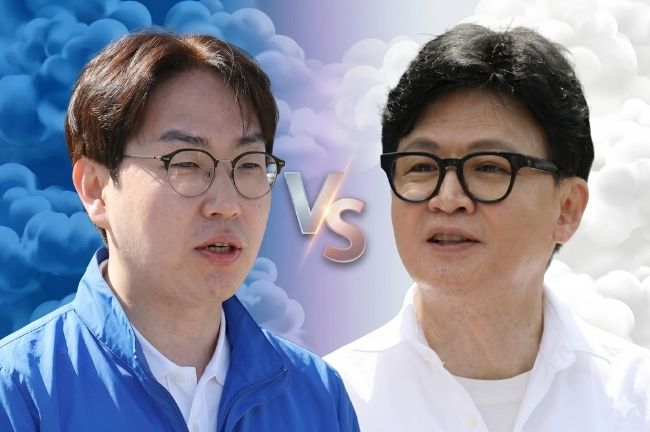 [에이스리서치] 양자대결시 한동훈 41.7% vs 하정우 34.5%