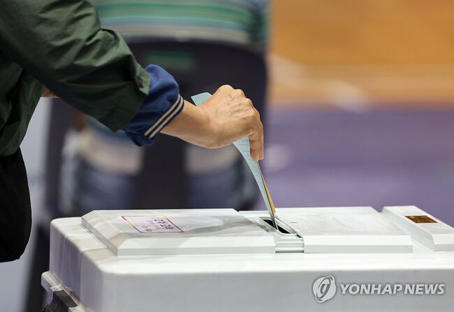 6.3 지방선거 투표. (사진: 연합뉴스)