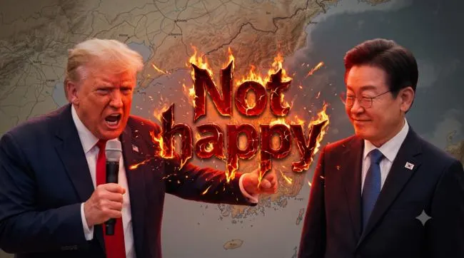 트럼프는 not happy 라는데 한반도 평화모드라는 이재명