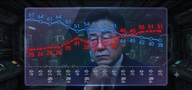 [한국갤럽] 38%. 전화면접이 ARS처럼 나오기 시작했다