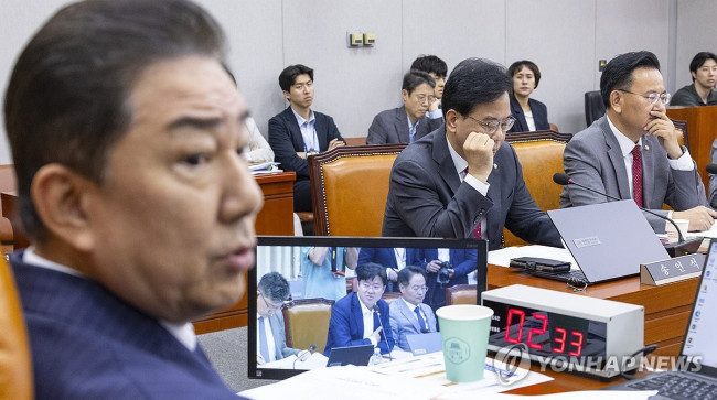 냉랭한 여야 원내대표