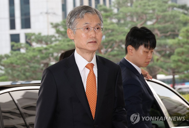 조희대 대법원장 출근